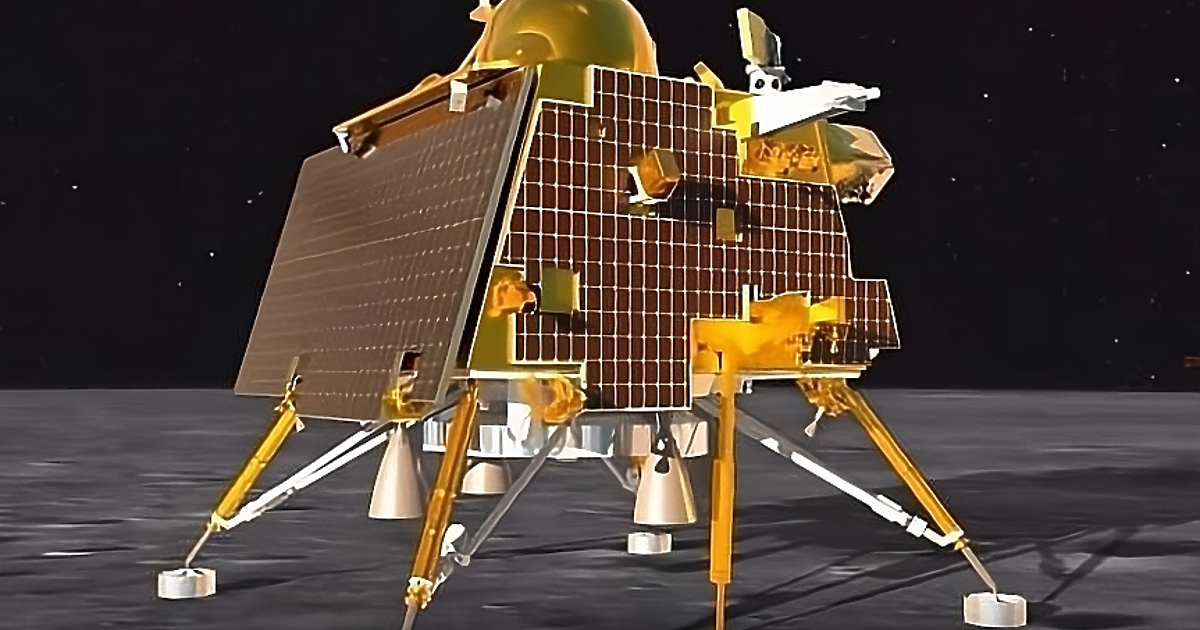 Тази сряда Индия приземи апарата Чандраян-3 на южния полюс на Луната -