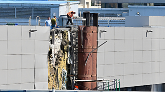 Един дрон се е разбил в строяща се сграда в