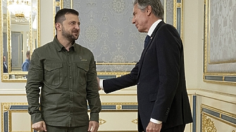 Държавният секретар на САЩ Антъни Блинкън който е на посещение