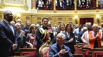 Британският крал Чарлз Трети произнесе днес на безупречен френски реч