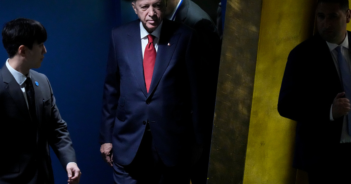 Турският президент Реджеп Тайип Ердоган се оплака вчера, че му