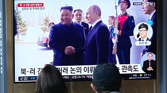 Руският президент Владимир Путин поздрави севернокорейския лидер Ким Чен ун по