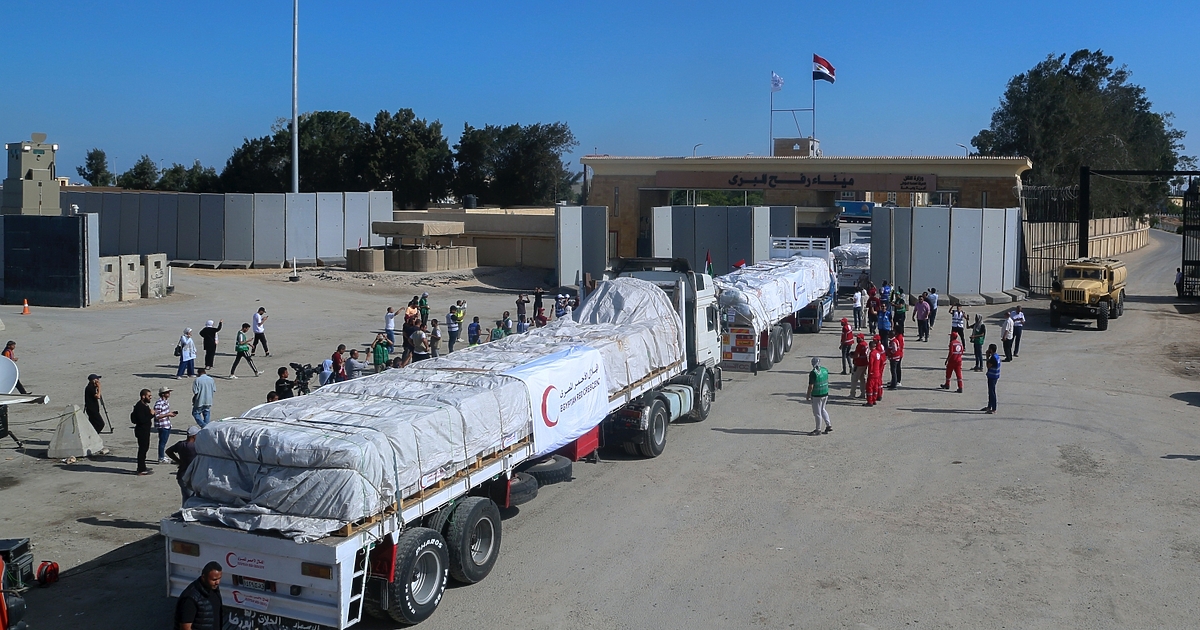 Първата доставка (на хуманитарна помощ в Газа) не трябва да