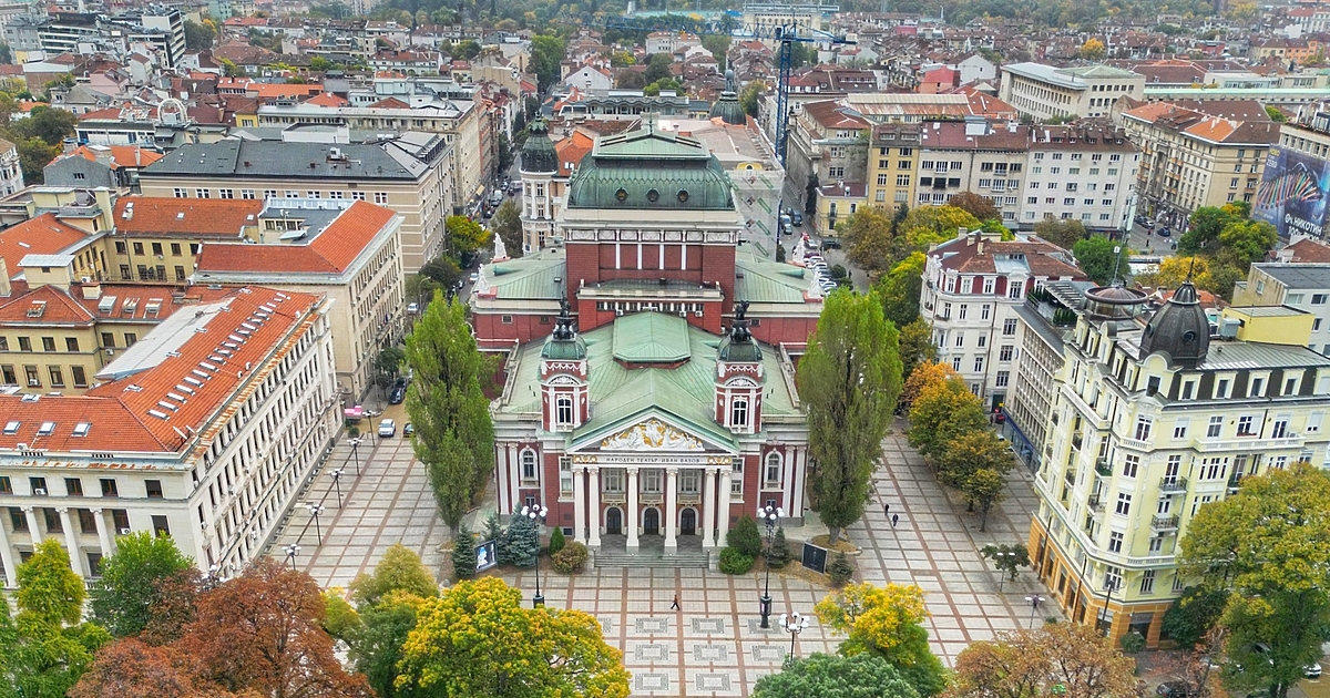 Фоторепортер на БТА направи днес няколко изгледа с дрон над