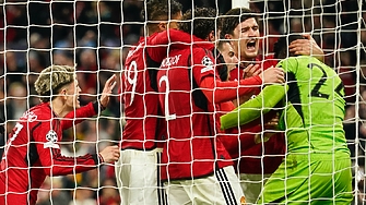 Манчестър Юнайтед се докопа до първа победа в Шампионската лига