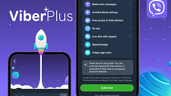 Viber Plus платеният абонамент на популярното чат приложение вече е достъпна