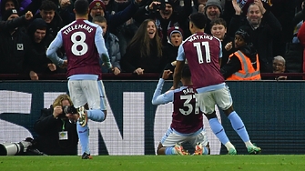 Астън Вила победи Манчестър Сити с 1 0 във вълнуващ мач