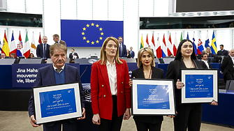 Европейският парламент връчи днес наградата Сахаров за свобода на мисълта