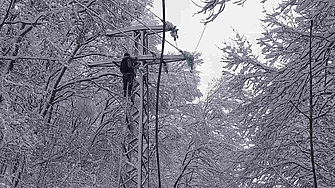 Продължителният дъжд и мокър сняг в условията на спадащи температури