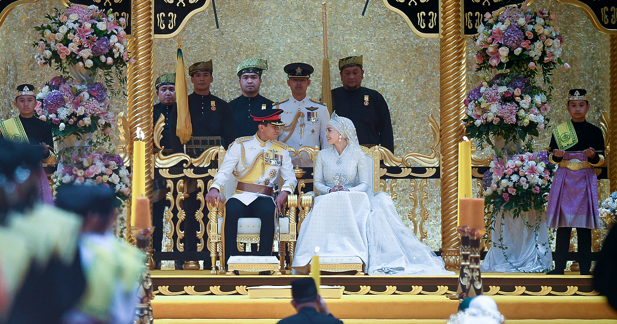 Пищните сватбени тържества на принц Абдул Матийн от Бруней и