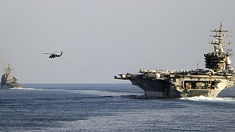 Американските и британските сили свалиха вчера вечерта в Червено море