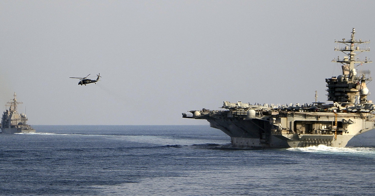 Американските и британските сили свалиха вчера вечерта в Червено море