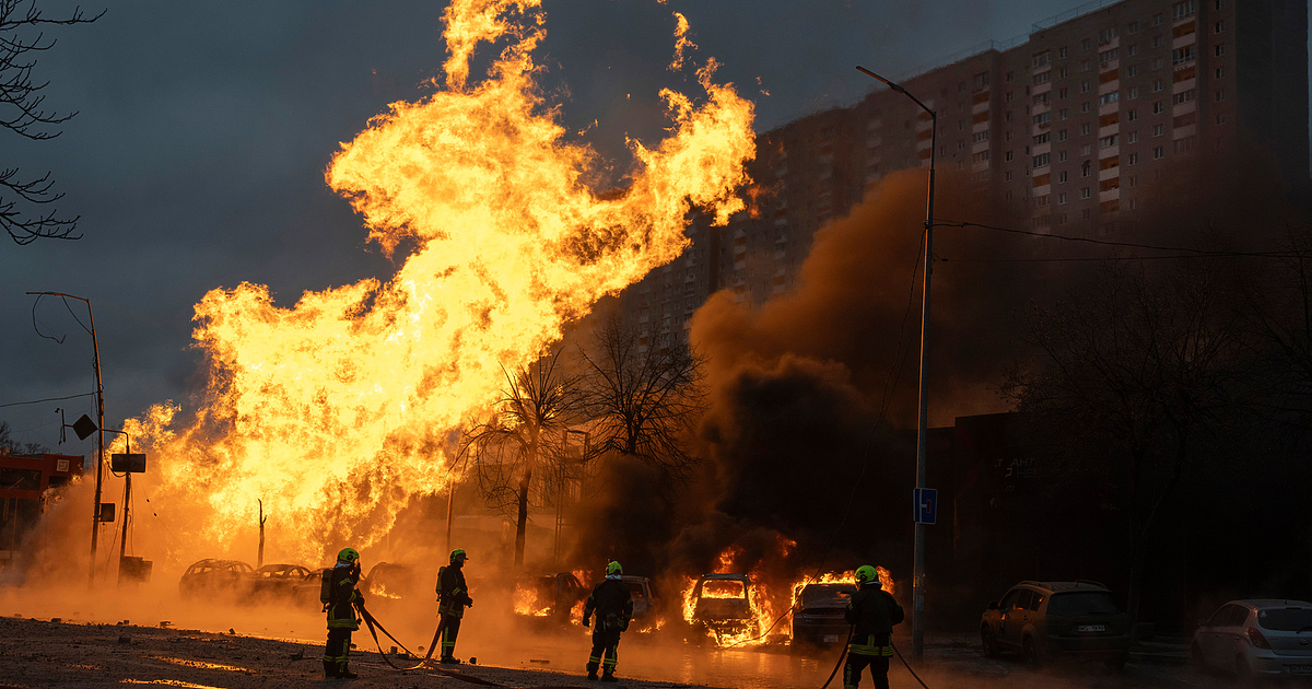 Путинова Русия продължава систематичния обстрел на Киев, Харкив и други украински