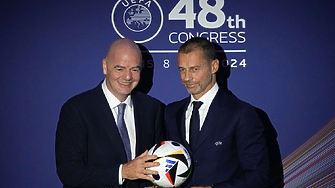 Президентът на УЕФА Александър Чеферин увери че няма да се
