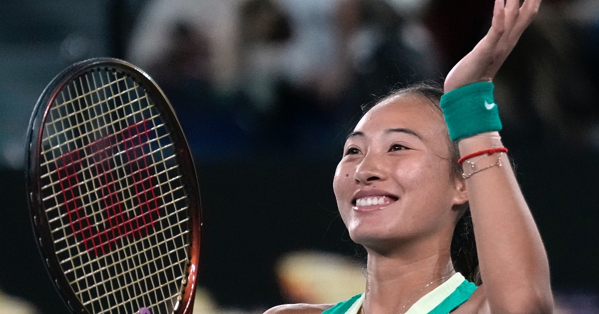 Китайката Цинвън Чжън и защитаващата титлата си в Мелбърн Арина