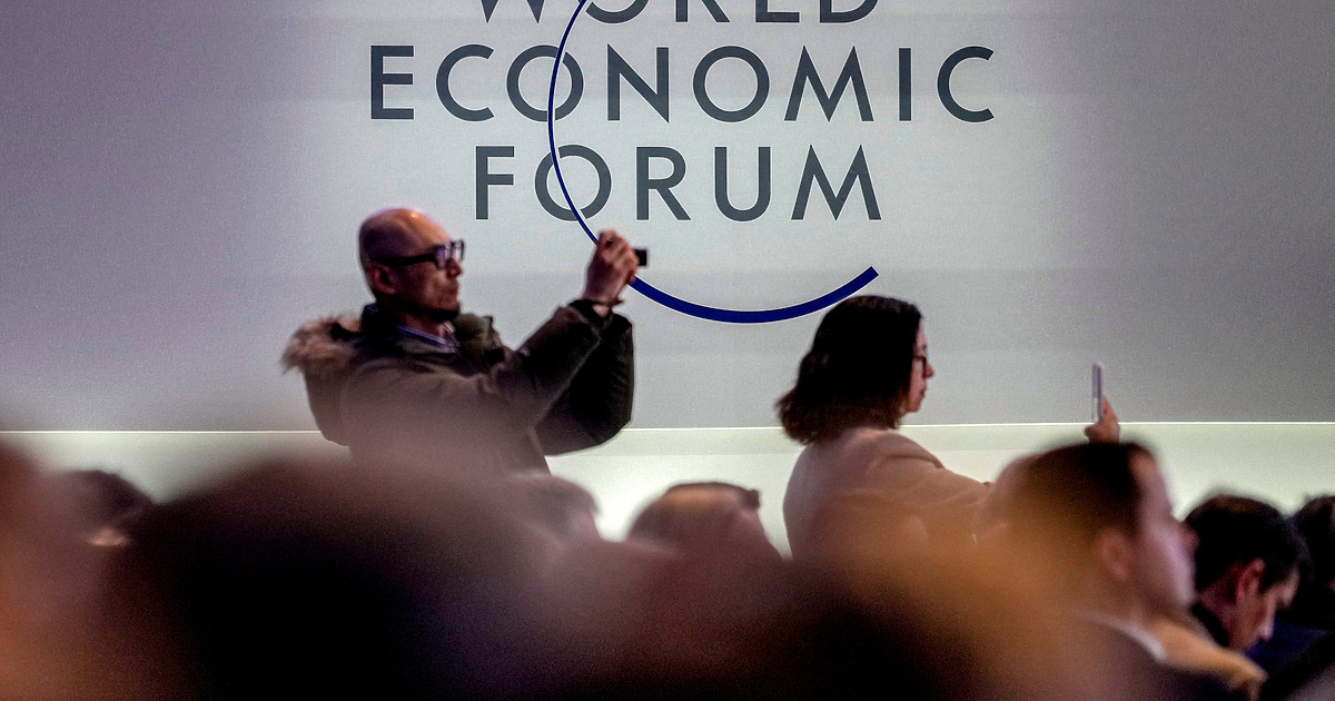 Във връзка с дискусия на Световния икономически форум в Давос
