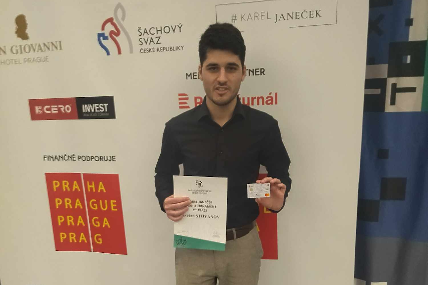 Наш шахматист завърши втори на силен турнир в Чехия