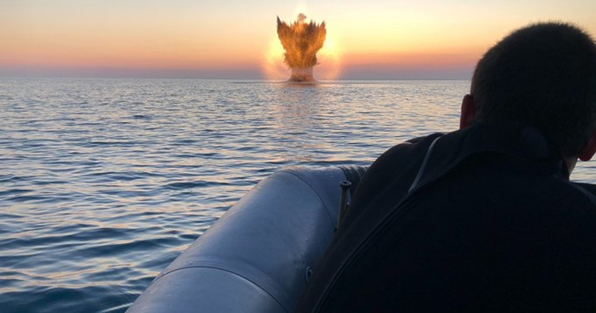 Плаваща мина е открита в морето срещу плаж Кабакум във