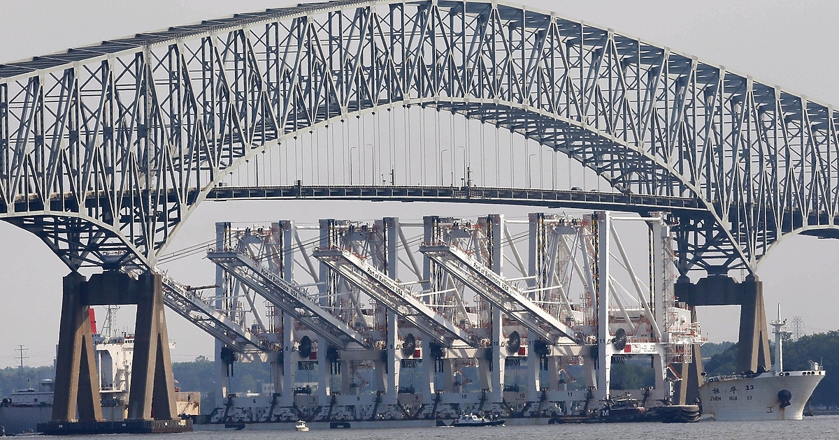 Част от моста Франсис Скот Кий в американския град Балтимор,