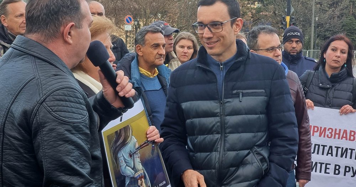 Две събития пред посолството на Москва в столицата имаше в последния