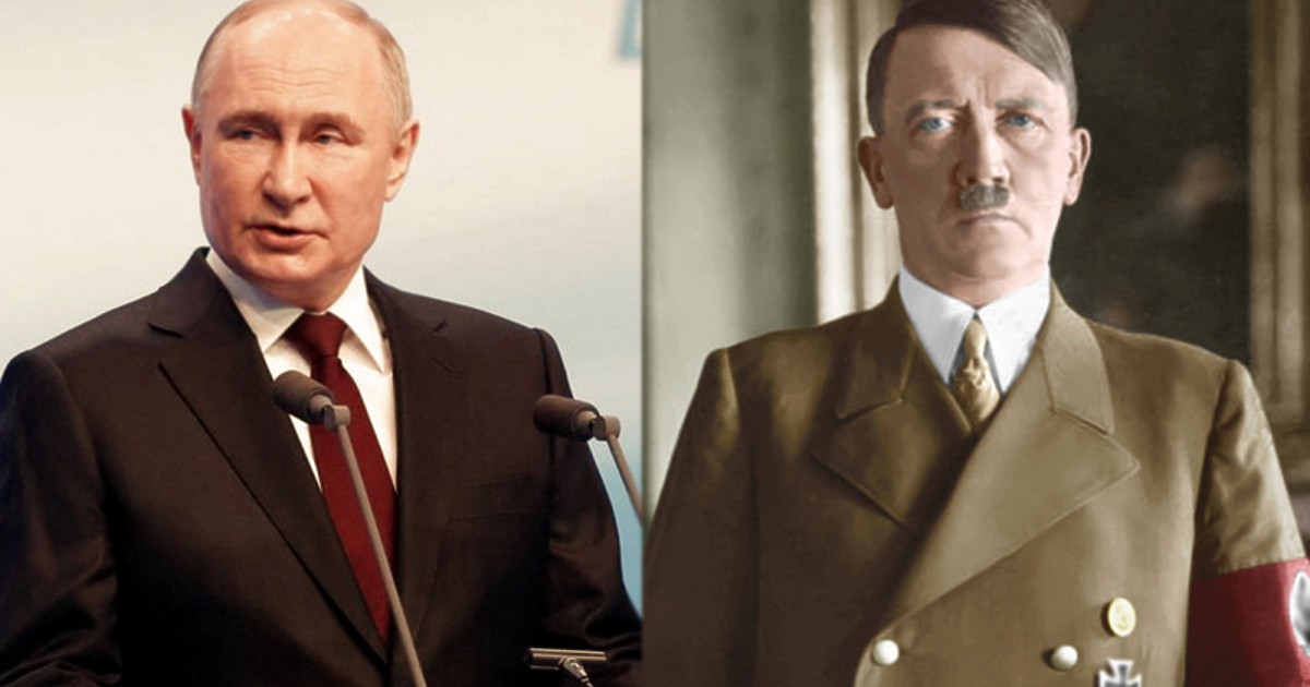 Снимка: Zа Русия беZ любов и омраZа*. Путин и Украйна. Хитлер и Чехословакия