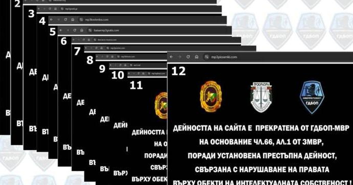 Служители на дирекция Киберпрестъпност“ – ГДБОП са провели операция за