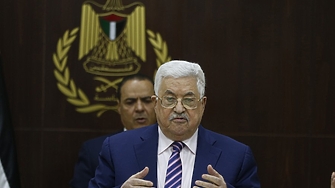 Палестинският президент Махмуд Абас днес каза на пресконференция в саудитската