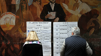 Съпредседателите на Продължаваме промяната Кирил Петков и Асен Василев бившият