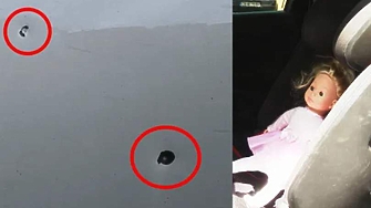Колата на мъж е надупчена от куршуми след като спрял в