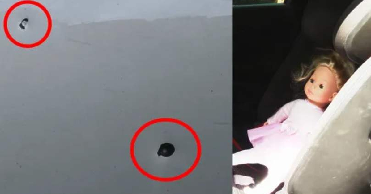 Колата на мъж е надупчена от куршуми, след като спрял в