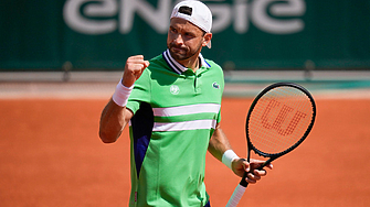 Най добрият български тенисист Григор Димитров се наложи без проблем над