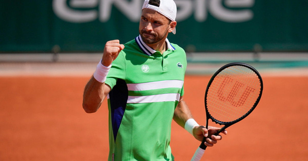 Най-добрият български тенисист Григор Димитров се наложи без проблем над