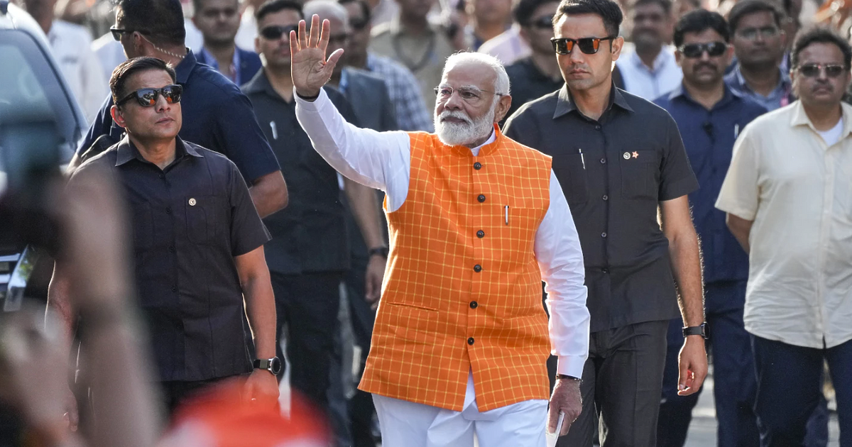 Премиерът на Индия Нарендра Моди е на път да спечели