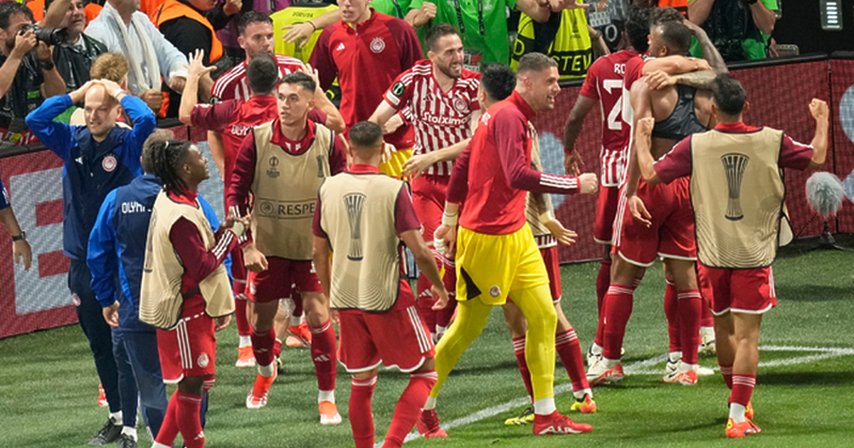 Гръцкият Олимпиакос спечели финала на Лигата на конференциите, като победи