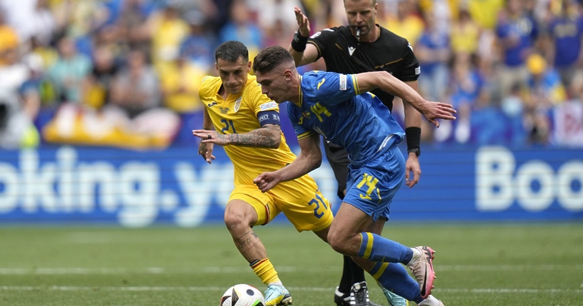 Румъния записа категорична победа с 3:0 срещу  Украйна в мач