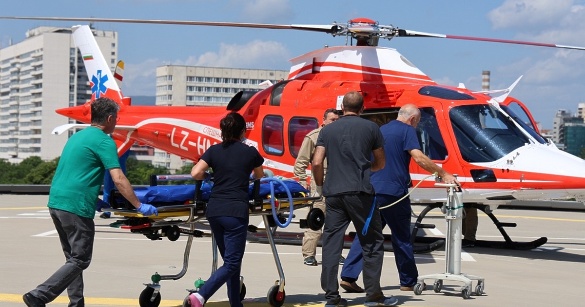 Хеликоптерът за спешна медицинска помощ е осъществил първата си планинска