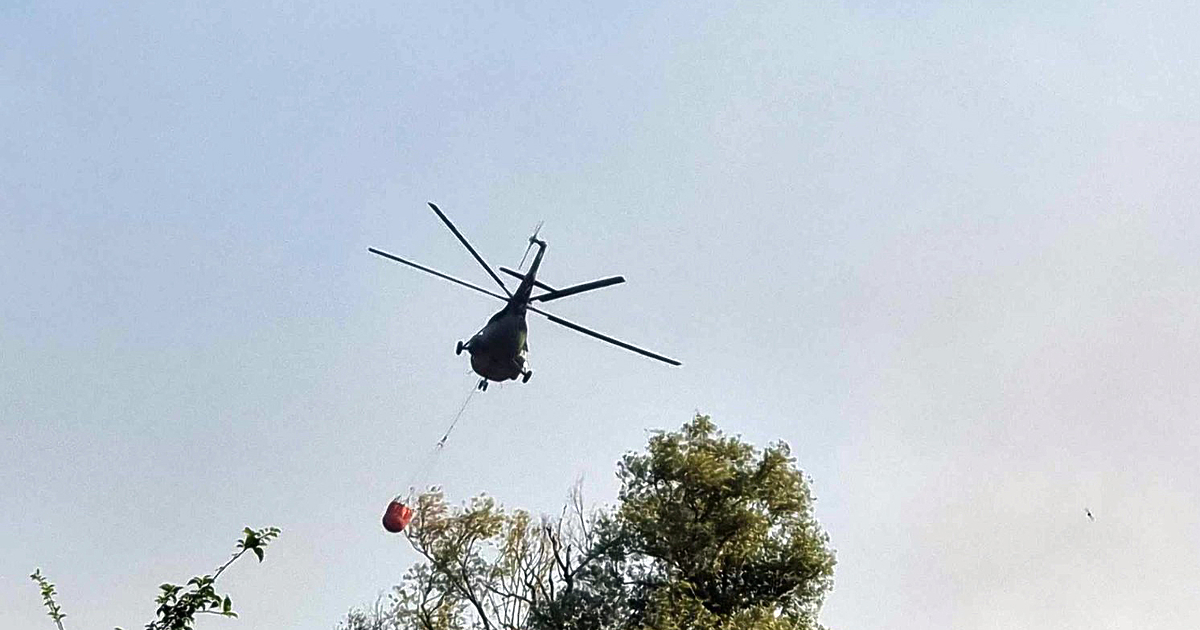 Седми ден продължава борбата с огъня в района на крайграничната