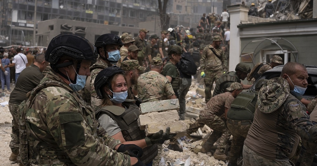 Смъртоносният удар по детска болница в украинската столица Киев вероятно е резултат