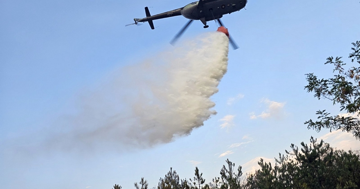 Шест пожара горят в Благоевградско, а огънят над село Сенокос