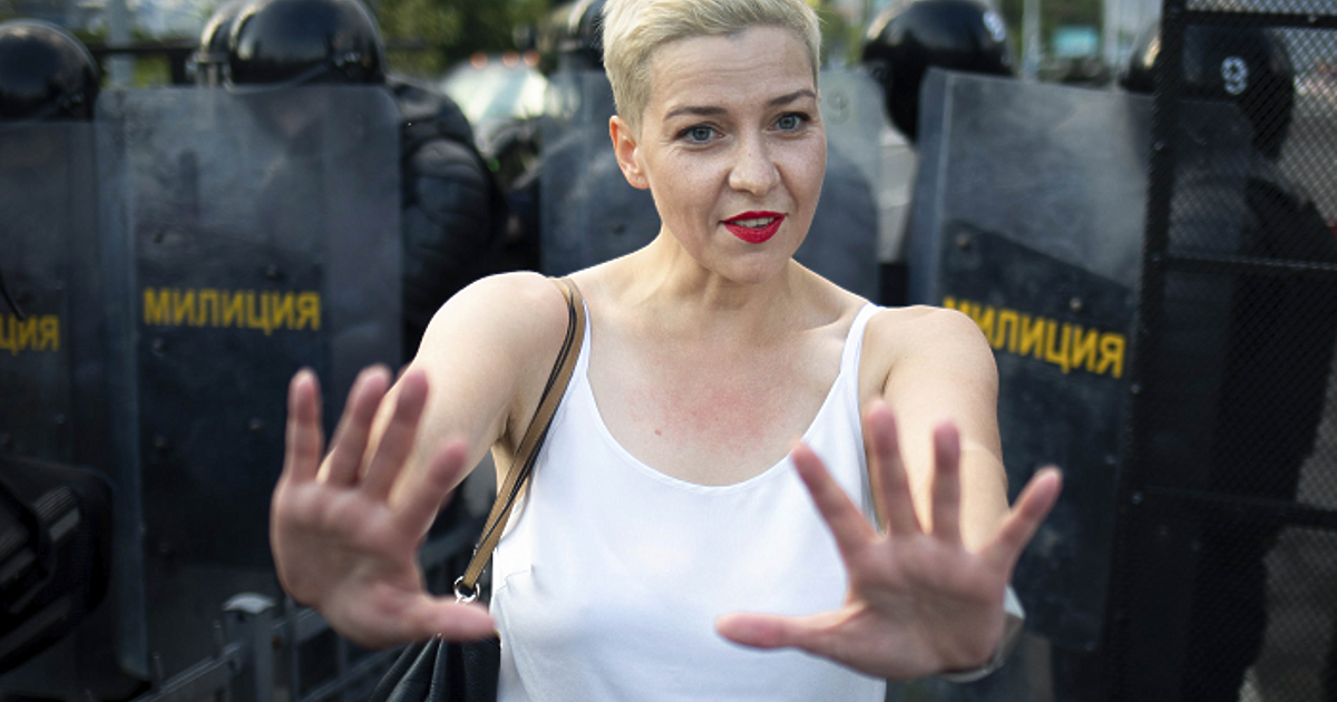 Мария Колесникова е смятана за символична фигура на съпротивата срещу