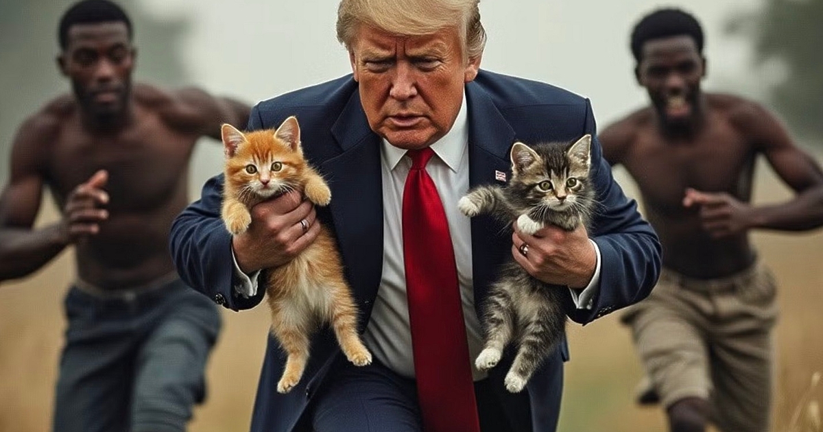 По-рано този месец твърдения, че мигранти от Хаити ядат котки,