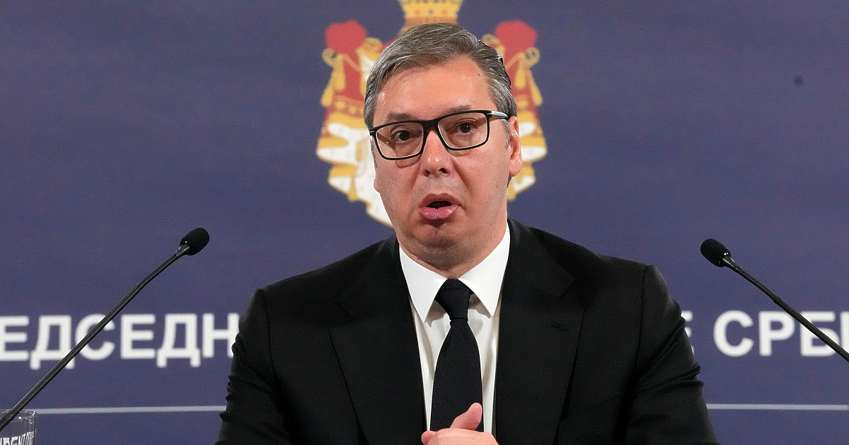 Сръбският президент Александър Вучич обяви, че след година в страната