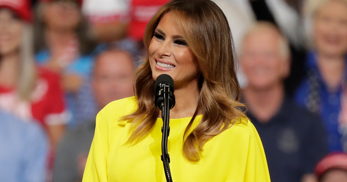 Малко по-малко от месец преди изборите в САЩ Мелания Тръмп