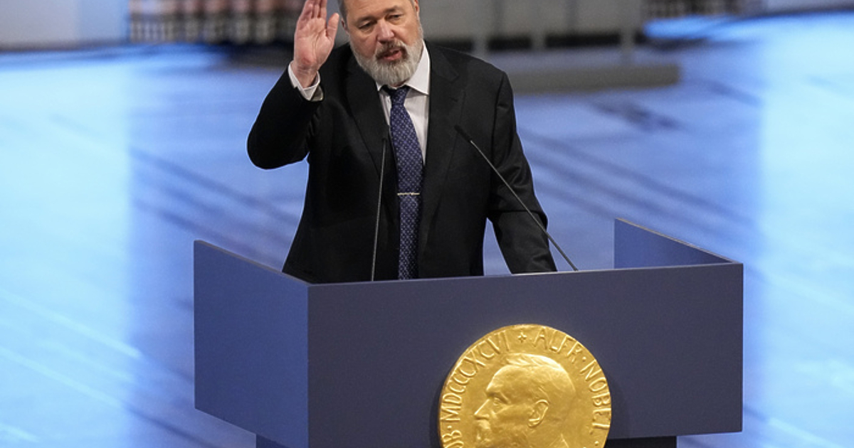 Носителят на Нобелова награда за мир и главен редактор на