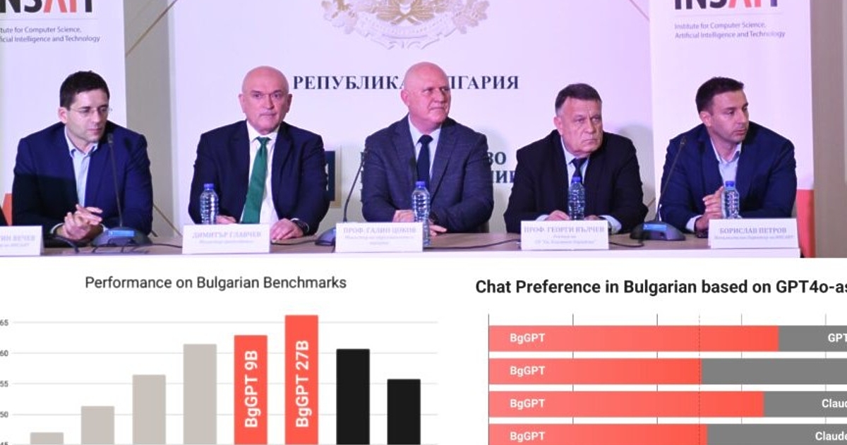 Българският институт за компютърни науки и изкуствен интелект (INSAIT) разкри