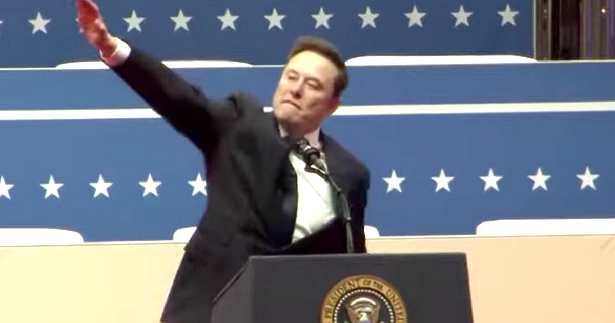 Появата на Илон Мъск на митинг във връзка с встъпването