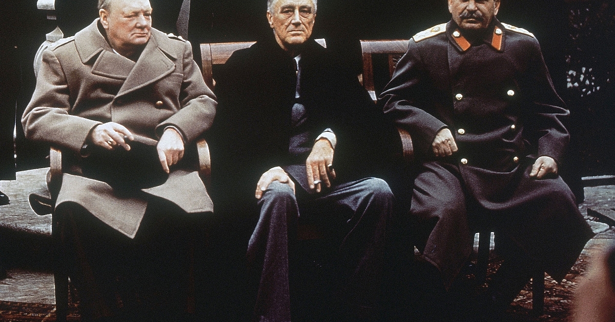 Конференция между ръководителите на трите велики сили - САЩ, СССР