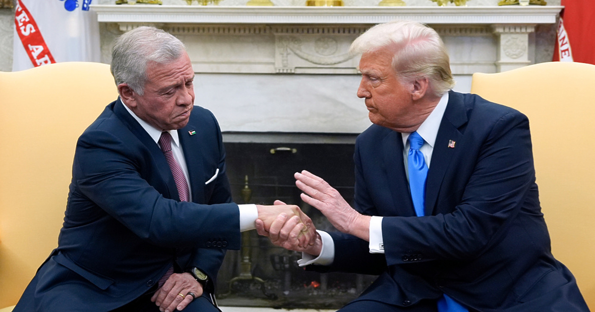 Президентът на САЩ Доналд Тръмп се срещна с йорданския крал