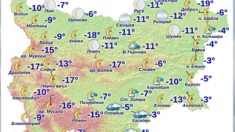 От днес започва период без валежи но с ледени дни Обявен е