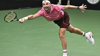 Най добрият български играч Григор Димитров се изкачи с една позиция